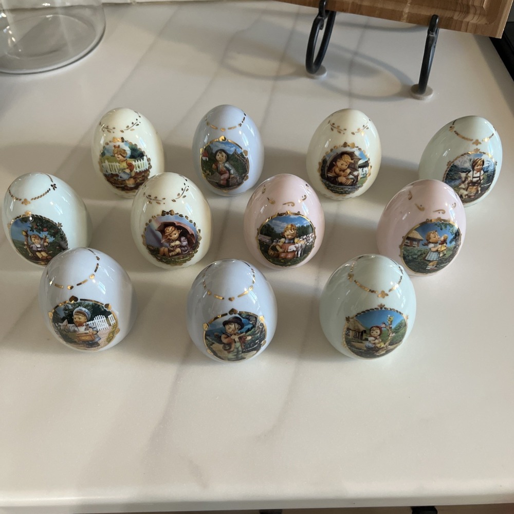 Danbury Mint Hummel Eggs Set Of 11